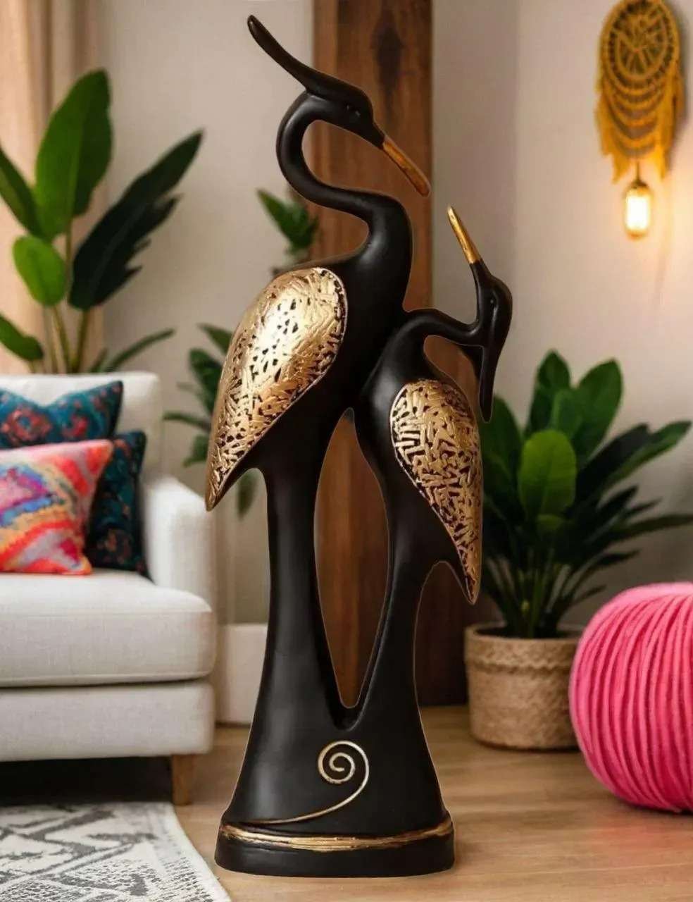 Swan Couple Statue - Image 2